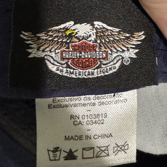 Harley-Davidson Denim Blue Baseball Cap - Picture 3 of 9
